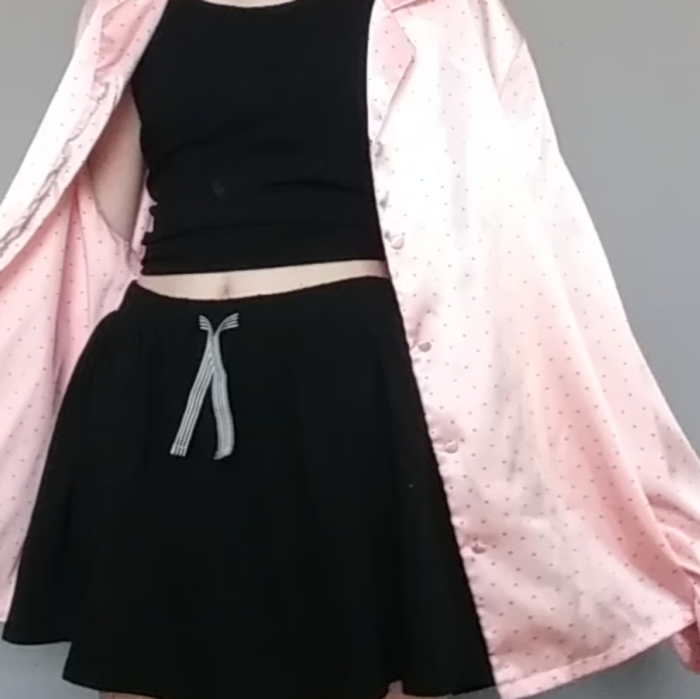 Pink polka dot